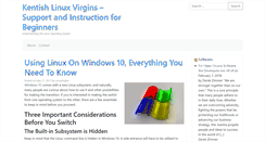 Desktop Screenshot of linuxvirgins.com